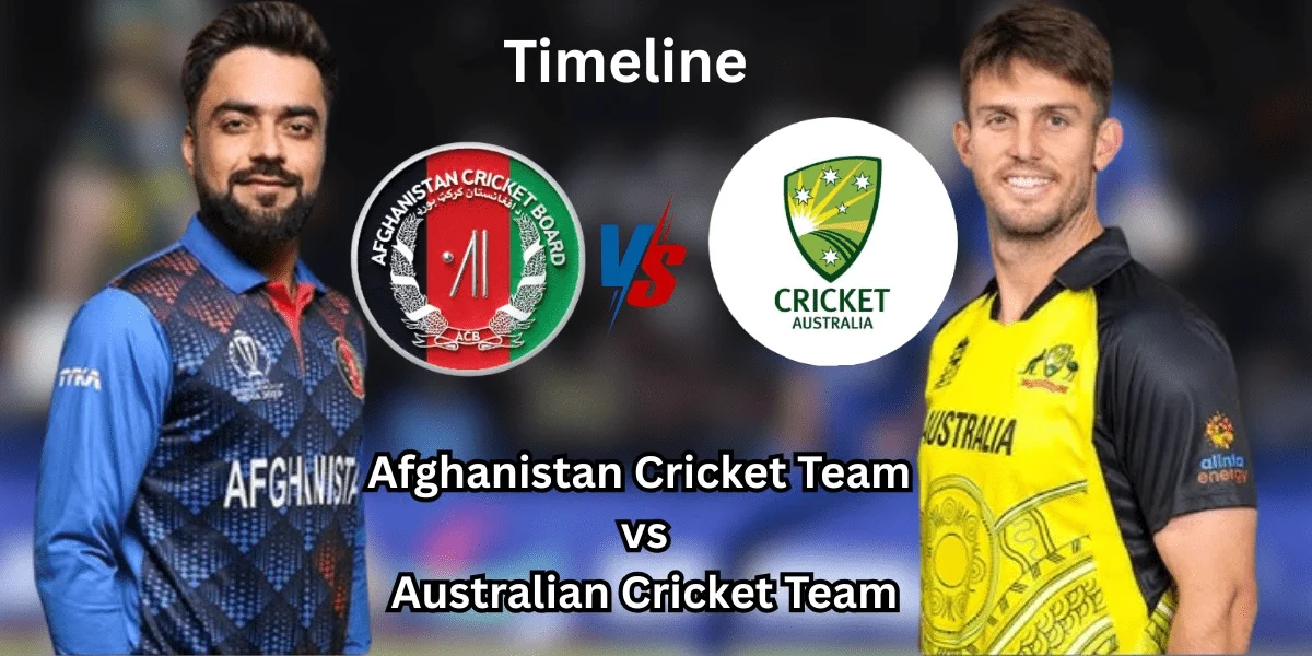 afghanistan national cricket team vs australian men’s cricket team timeline