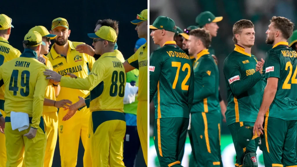 south africa national cricket team vs australian men’s cricket team timeline 
