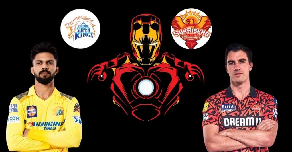 chennai super kings vs sunrisers hyderabad standings