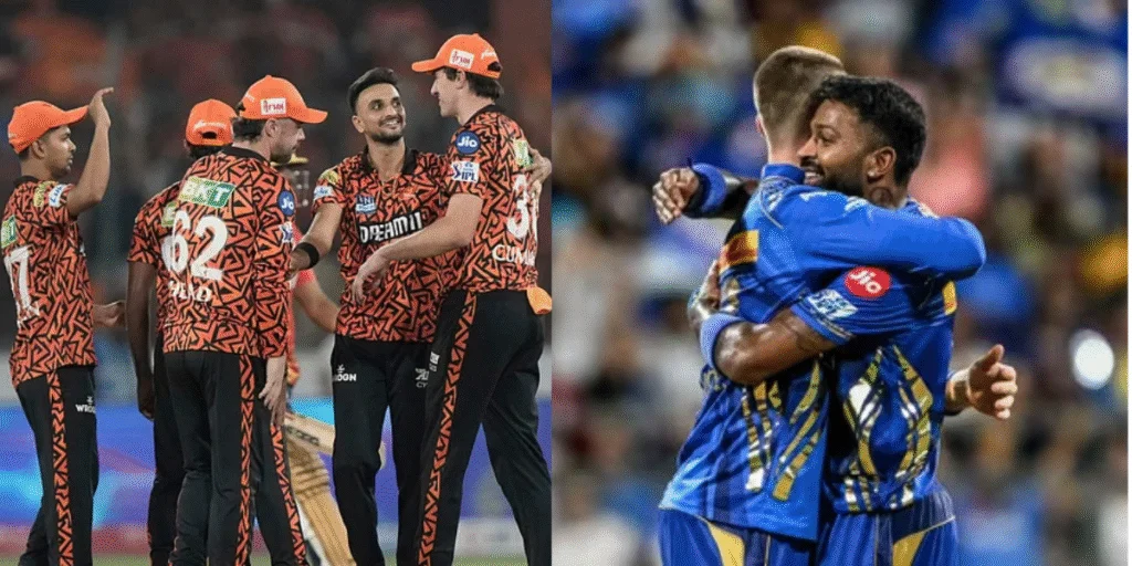 sunrisers hyderabad vs mumbai indians timeline 