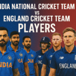 india national cricket team vs england cricket team players