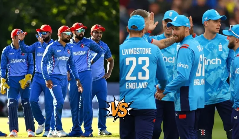 Afghanistan vs England cricket timeline image.