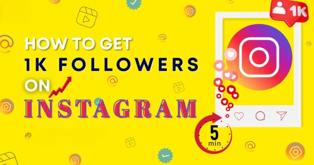 1k followers on instagram in 5 minutes