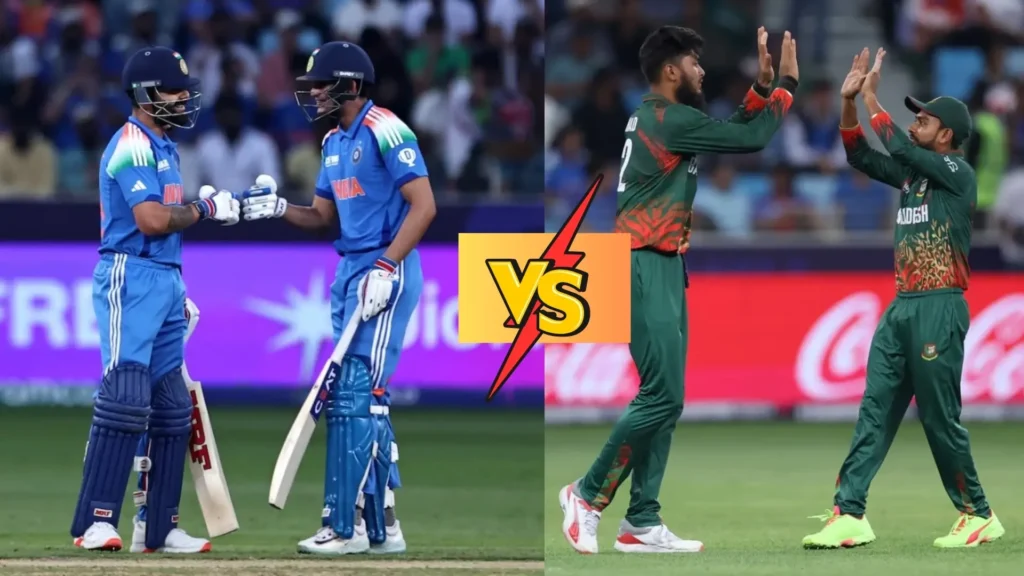 “bangladesh national cricket team vs india national cricket team timeline”