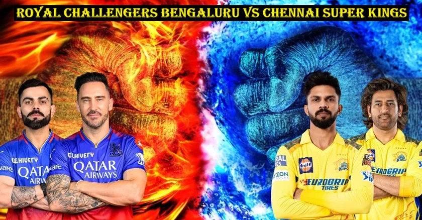 royal challengers bengaluru vs chennai super kings timeline
