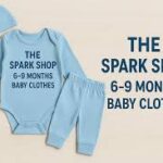 “The Spark Shop 6-9 months old baby clothes soft cotton jumpsuit for babies.”