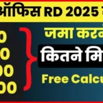 पोस्ट ऑफिस की 5 साल वाली स्कीम 1000 जमा करने पर