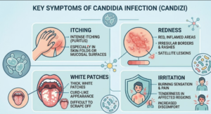 Symptoms of Candizi