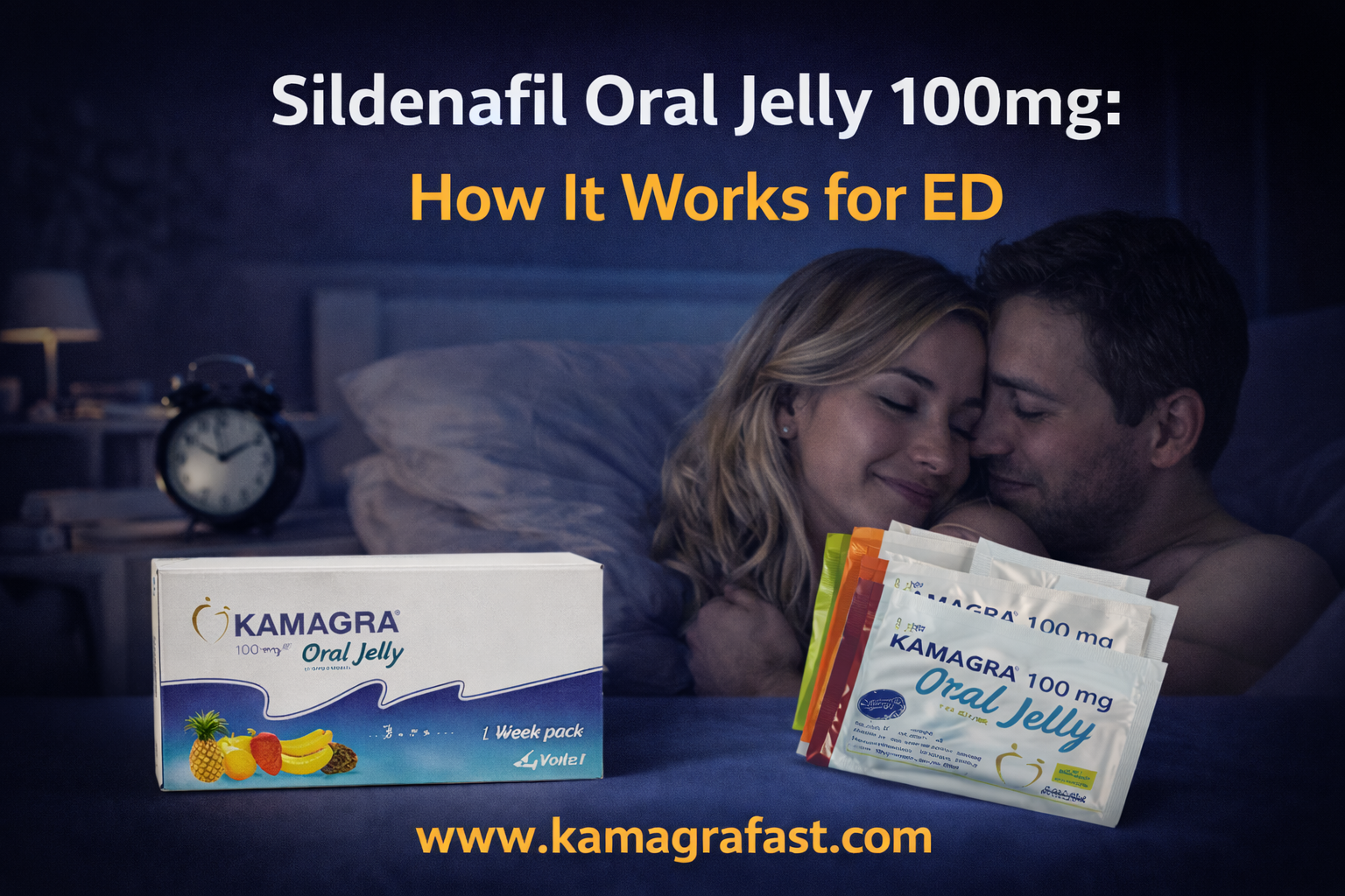 Sildenafil Oral Jelly 100mg: How It Works for ED