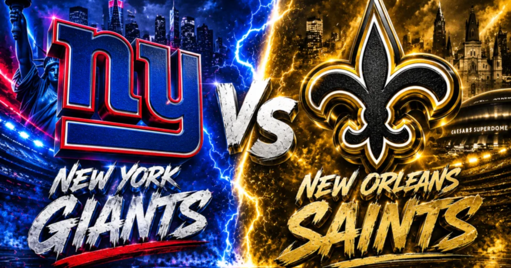 New York Giants vs New Orleans Saints Match Player Stats