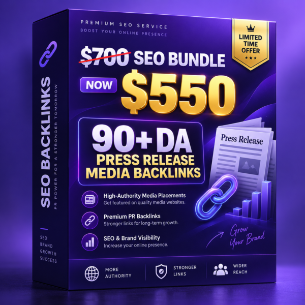 PR Press Release & Guest Post Backlink Bundle
